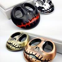 3D Metal Pumpkin King Car Stickers Halloween Skull Jack Car Emblem Badge Decals Stickers Car Personality Auto Decals decorative