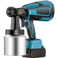 Electric Paint Gun Lithium Battery Small Rechargeable Household Spraying Artifact Latex Paint Spray Gun Paint Sprayer £££ £££££