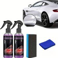 3 In 1 Car Ceramic Coating Spray Auto Nano Ceramic Coating Car Exterior Scratch Restorer Ceramic Spray Coating