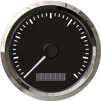 KUS Car or Boat Tachometers Modification 85mm 0-8000RPM Rev Counters Pulse Signal Revolution Meters for Diesel / Gasoline Engine