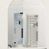 AJAZZ AK980 Wired Mechanical Keyboard Hot Swap Gasket RGB Low Noise Ergonomics Office Gaming