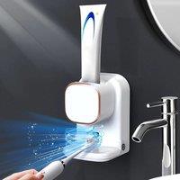 Wall Mounted Toothpaste Squeezer Removable Electric Toothpaste Dispenser Self Adhesive Toothpaste