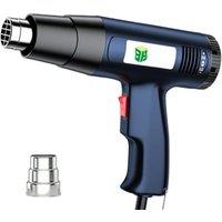 1600W Electronic Heat Gun Double Stage Heat Degree Adjustable for Crafts Shrink Wrapping Tubing Removing Epoxy
