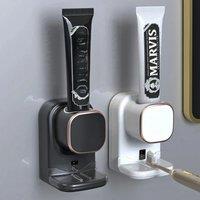 Automatic Sensing Electric Toothpaste Dispenser Wall Mounted Rechargeable Intellisense Toothpaste