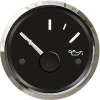 KUS Cars Oil Pressure Gauges 52mm 0-5Bar Show Oil Pressure Meters 10-184ohm Signal Red or Yellow Backlight 0-75Psi