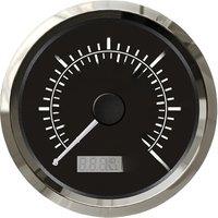 KUS 85mm 0-60Knots Pointer GPS Speedometers 0-110Km/H Cog Speed Indicators White Devices with GPS Antenna Red Backlight for Boat