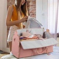 75L Large Capacity PU Foldable Travel Bag Lightweight Traveling Duffel Bag for Women Men Tote Carry