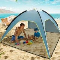 Pop-up Beach Tent, Outdoor Awning Umbrella for Beach, Camping, Party or Picnic, UPF50