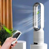 2025 Air Purification Circulation Bladeless Ultra-Quiet Dormitory Desk Floor Electric Fan Tower