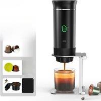 Coffee Machine Wireless Electric Portable Espresso Coffee Machine Maker 3-in-1 Capsule Powder Travel