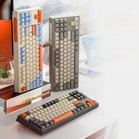 M87 Wireless Keyboard, 87keys Dual Mode Bluetooth Keyboard with Rainbow-light RGB,PBT Ballcaps Design Gaming Keyboard