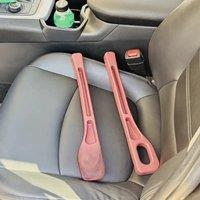Car Seat Gap Filler Universal PU Leak-proof Filling Strip Side Seam Plug Strip Anti-Drop Seat Gap Strip With Hole Car Decor Auto