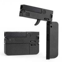 2.0 Upgraded Lifecard Alloy Folding Gun Toy Soft Bullet Blaster Shooting Model Pistol For Adults