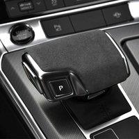 Car Interior Alcantara Suede Left Hand Driving Gear Shift Knob Cover For Audi A6L A7 Q​8 A​8L Q​7 2019 2020 2021 2022 2023 2024