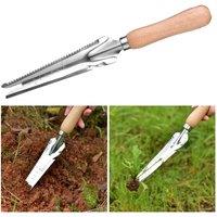 Weeds Pullers Hand Weeder Garden Tool Premium Garden 5 in 1 Hand Multi Weeder Digging Transplanting