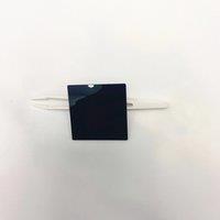 3Pcs Total Black Color Size 50x50x2mm 310nm UV Pass Filter Glass ZWB1