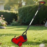21V Rechargeable Electric Lawn Mower with Lithium Battery High Power Cordless Lawn Trimmer Weeding Tool for Garden Yard Mowing