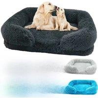 Winter Rectangular Large Dog Beds Washable Plush Fluffy Dog Cat Bed Mat Pet Cushion Big Medium