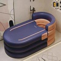 Inflatable Portable Bathtub for Adults Children Large Capacity Household Sweat Steaming Bath Tub