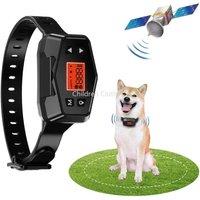 Wireless GPS Pet Fence Dog Tracker Collar Pet Containment System Waterproof Electric Dog Training Collar Anti Run Away Safety