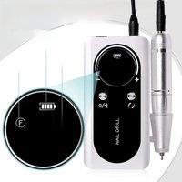 Professional 45000RPM Electric Portable Nail Drill Machine Rechargeable Low Noise Nail Sander File