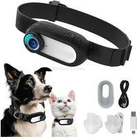 No WiFi Required Cat and Dog Collar Camera with Video Recording Movement, Mini Body Camera Indoor/Outdoor Wireless Collar