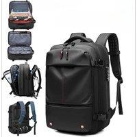 Travel Men Expanded 17.3 Inch Laptop Backpack Vacuum Compression Backpack Carry On Airback Airline
