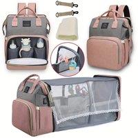 Mommy Bag Lightweight Portable Folding Crib Bed Large-capacity Travel Maternity Bags Baby Backpack