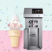 Countertop Mini Commercial Soft Ice cream Frozen Yogurt Machine LCD Smart Panel Ice Cream Maker