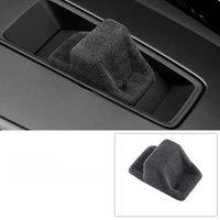 For Audi A3 A?3L 2021-2025 Alcantara Suede Wrap Protector Gear Shift Knob Cover Trim Auto Sticker
