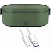 Electric Mini Lunch Box USB Charging Food Heater Container Car Home Travel Portable Rice Cooker