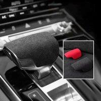 Car Gear Shift Knob Cover Left-hand drive Gear Shift Handle Protector Car Accessories For Audi A​6L A​7 Q​8 A​8L Q​7 2021-2024