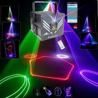 APP Android IOS 5W 4W 3W Laser RGB Animation DJ Disco Light Projector 20kpps Dance Bar Party Wedding DMX ILDA Stage Lamp G41N7