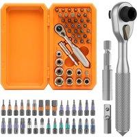 Precision Screwdriver Set Portable Manual Hand Tool Kit 42 in 1 Wireless Cordless Magnetic Small Bit