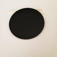 Big Size Round Shape Diameter 97mm And 2mm Thickness 365nm Black Color UV Pass Filter Glass ZWB2