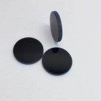 3Pcs Total Size Diameter 23.9mm And 2.5mm Thickness Black 365nm UV Pass Filter Glass ZWB2 For Flashlights