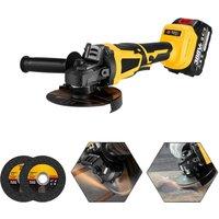 Lithium Battery Angle Grinder Brushless Wireless Cutting Machine Polishing Machine Charging Multifunction Grinder Electric Tool