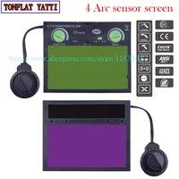 Welding-Mask 4 Arc Sensor Screen 90cmx110cm Solar Energy-Screen Tig Caps Mig Welding-Hood Mag Helmet