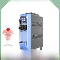 Including Tariffs Commercial Desktop Ice Cream Machine For Sale With a Single Flavor, Stainless Steel Sundae With Air Pump