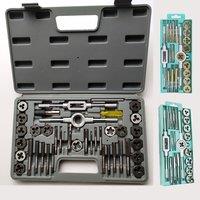 40 in 1 tapping mold set M3-M12 external thread tool set alloy steel internal thread mechanical professional tool set