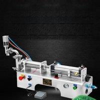 Semi Automatic Single Head Liquid Beverage Water Bottle Weighing Filling Machine Essential Oil Perfume Filler
