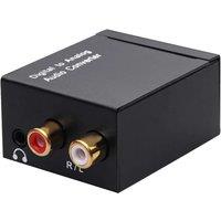 Coaxial or optical digital audio signal to analog L/R or 3.5Mm audio signal Converter RL-DTA3.5-W1
