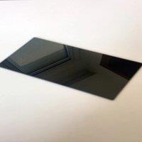 Black Color Size 200x100x3mm 365nm UV Pass Filter Glass ZWB2 For Led Lamp