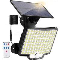 106 LED Solar Light Outdoor IP65 Waterproof Solar Street Lamp Garden Wall Lamp Super Bright Motion Sensor Light 3 Working Modes