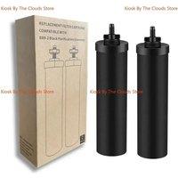 Replacement 2 Pieces BB9-2 Activited Carbon Water Filter Compatible with Black Berkey Gravity Water Filtering System