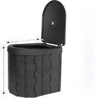 Outdoor Toilet for Camping Convenient Car-mounted Folding Toilet for Travel Adult Children and