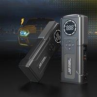240000mAh Car Wireless Air Pump with Light Jump Starter Electric Tire Pump PortableCar Inflator Pump