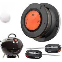 2025 Upgrade Outdoor Digital Wireless Bluetooth Dome Cooking Food Meat Thermometer for BBQ Charcoal