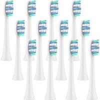 Replacement Toothbrush Brush Heads Compatible with Philips Sonicare and More Click-on Handles 2100 4100 5100 5300 6100 6500 7500
