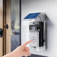 Waterproof Wireless Doorbells Solar Charge Cover Digital Door Peepholes Wifi Security Camera
